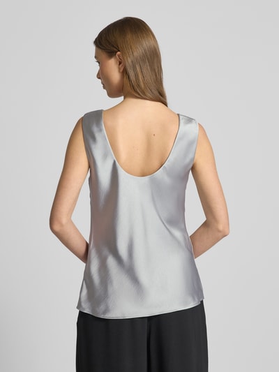 Samsøe Samsøe Regular Fit Blusentop mit Rundhalsausschnitt Modell 'SASUMMA' Hellgrau 5