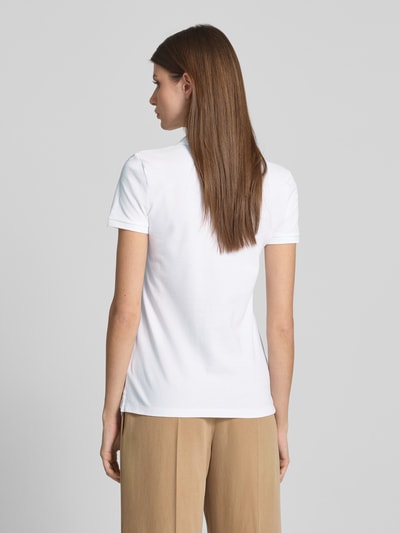 Lauren Ralph Lauren Poloshirt mit kurzer Knopfleiste Weiss 5