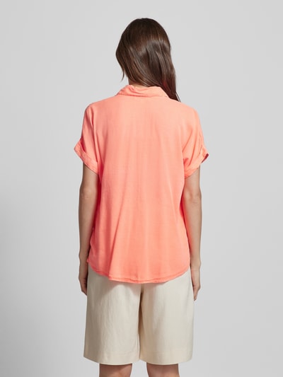 Christian Berg Woman Bluzka koszulowa z kieszenią na piersi Neonowy pomarańczowy 5
