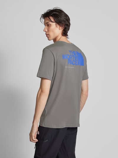 The North Face T-Shirt mit Label-Print Modell 'GRAPHIC' Anthrazit 5