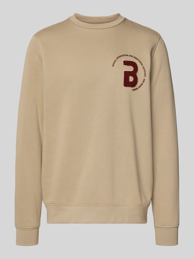 Blend Sweatshirt met labeldetail, model 'FLORIAN' Beige - 2
