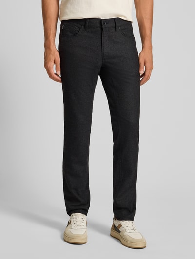 Brax Slim Fit Stoffhose mit Viskose-Anteil im 5-Pocket-Design Modell 'Chuck' Anthrazit 4