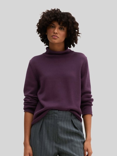 Marc O'Polo Turtleneck aus reiner Baumwolle Pflaume 4