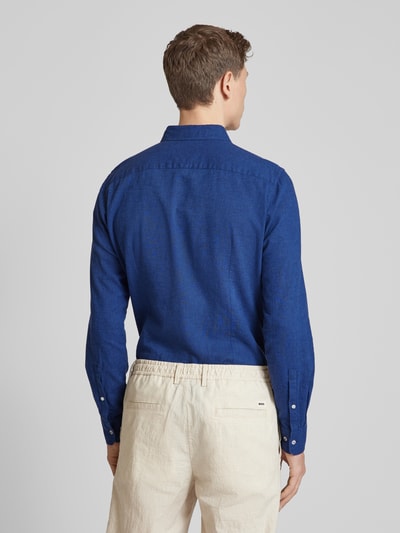 JOOP! Slim fit vrijetijdsoverhemd met kentkraag Bleu - 5