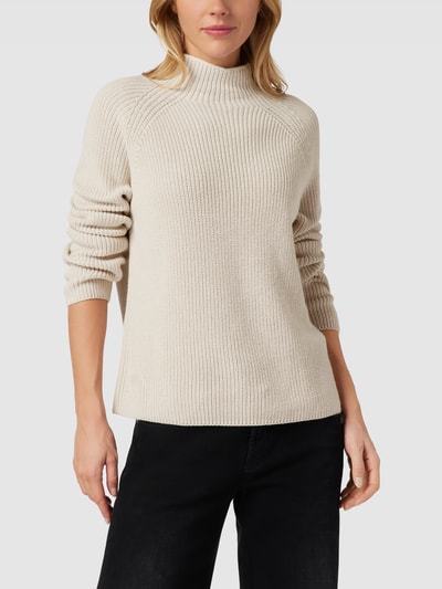 Marc O'Polo Strickpullover mit Stehkragen Offwhite 4