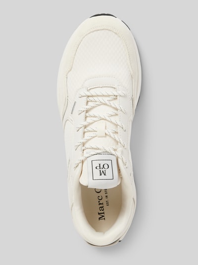 Marc O'Polo Low Top Sneaker aus Rindleder und Mesh Offwhite 3