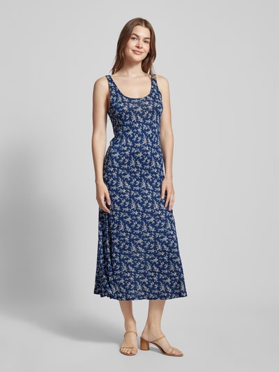 Polo Ralph Lauren Midi-jurk met ronde hals Donkerblauw - 4