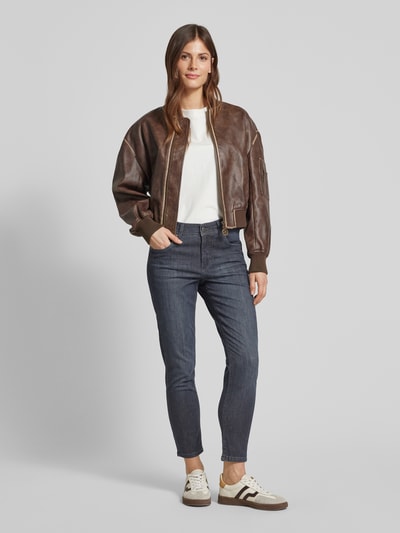 Angels Slim Fit Jeans mit verkürztem Schnitt Modell 'ORNELLA' Marine 1