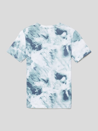 Calvin Klein Jeans T-shirt met all-over motief Lindegroen - 3