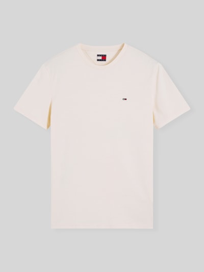 Tommy Jeans Slim fit t-shirt van katoenmix Zand - 2
