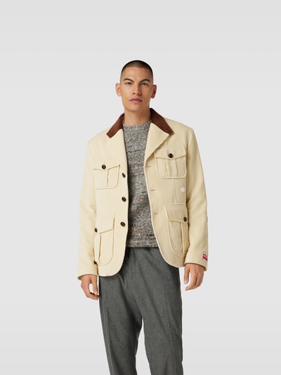 Kenzo Cordjacke aus reiner Baumwolle Sand 4