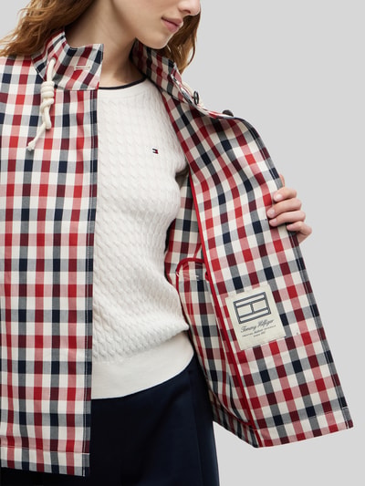 Tommy Hilfiger Boxy Fit Hemdjacke aus reiner Baumwolle Marine 6