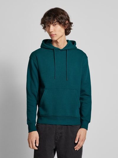 Jack & Jones Bluza z kapturem i kieszenią kangurką model ‘STAR’ Petrol 4