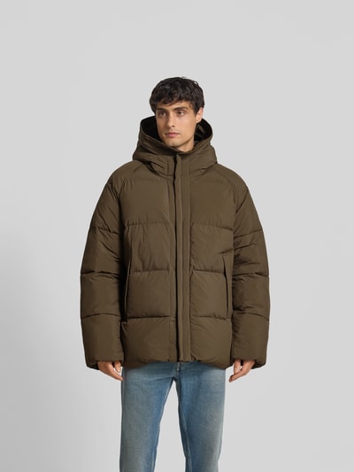 Closed Steppjacke mit Kapuze Khaki 4