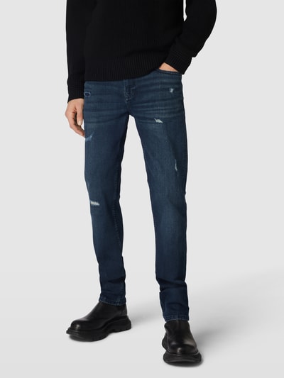 MCNEAL Jeans im Used-Look Rauchblau 4