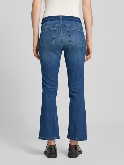 Angels Jeansy z poszerzaną nogawką o skróconym kroju model ‘LENI’ Ciemnoniebieski 5