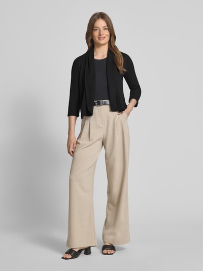 OPUS Cardigan met 3/4-mouwen, model 'Sandrine' Zwart - 1