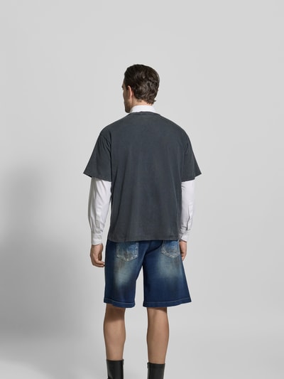 Dsquared2 T-Shirt aus reiner Baumwolle Anthrazit 5