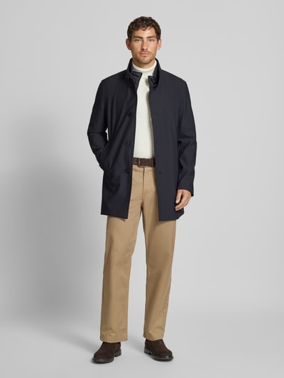 Strellson Regular Fit Parka-Mantel mit Stepp-Einsatz Modell 'FINLAY FLEX' Marine 1