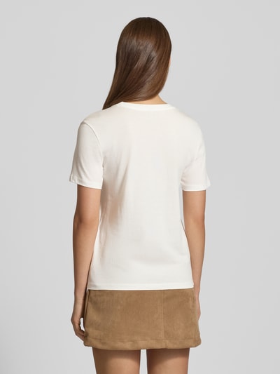 Only T-shirt o kroju regular fit z czystej bawełny model ‘TANYA LIFE’ Biały 5