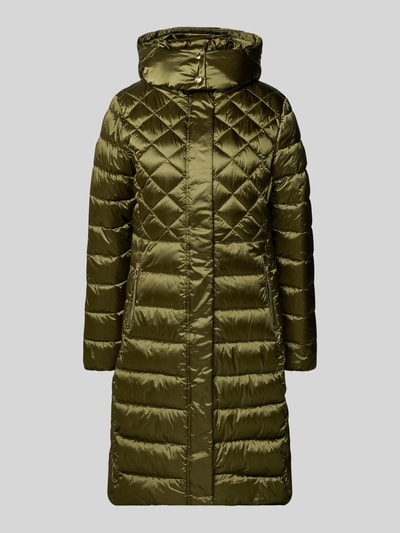 JOOP! Gewatteerde lange jas met ritszakken, model 'CONSTANZE' Donkergroen - 2