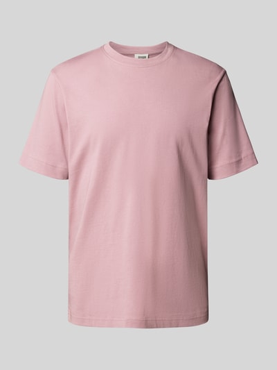 Drykorn T-shirt met ronde hals, model 'RAPHAEL 10' Rosé - 2