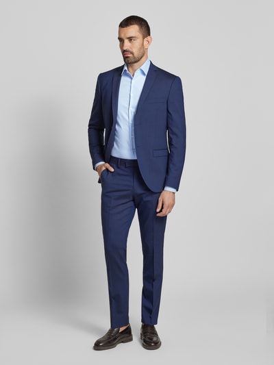 CK Calvin Klein Slim Fit Business-Hemd mit Knopfleiste Modell 'Bari' Bleu 1