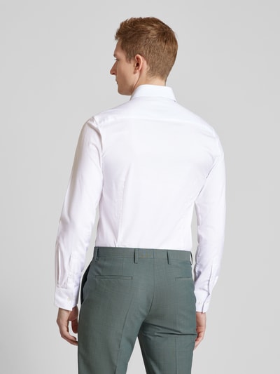 Bruun & Stengade Super slim fit zakelijk overhemd met haaikraag Wit - 5