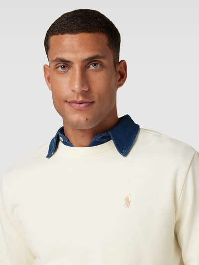 Polo Ralph Lauren Sweatshirt mit Logo-Stitching Sand 3