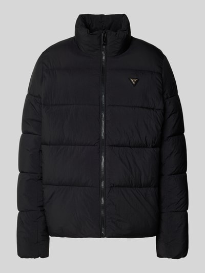 Guess Activewear Gewatteerd jack met labelapplicatie, model 'NEW CLAUDIA' Zwart - 2