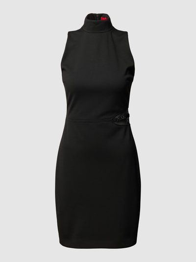 HUGO Kleid mit Label-Detail Modell 'Kirine' Black 2