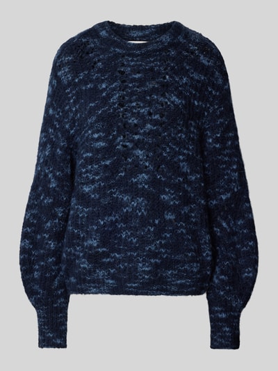 MSCH Copenhagen Gebreide pullover van wolmix, model 'Alegra' Marineblauw - 2