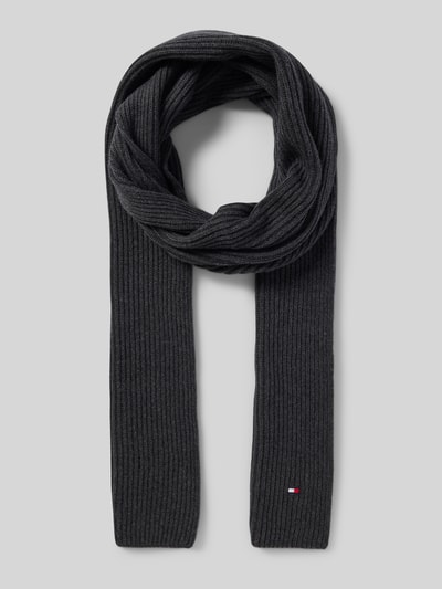 Tommy Hilfiger Schal mit Strukturmuster Anthrazit 1