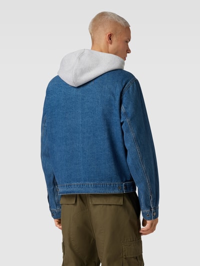 The Hundreds Jeansjack met capuchon Jeansblauw - 5