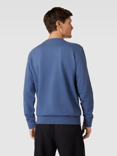 BOSS Sweatshirt mit Label-Print Modell 'Soleri' Bleu 5