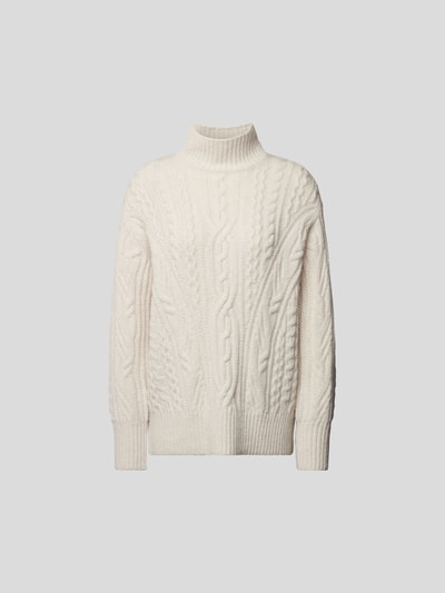 Vince Pullover mit Zopfmuster Offwhite 2