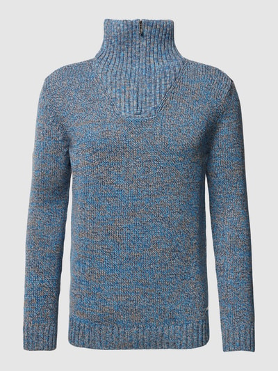 RAGMAN Gebreide pullover met schipperskraag Blauw - 2