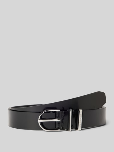 CK Calvin Klein Riem van runderleer met doornsluiting Zwart - 1