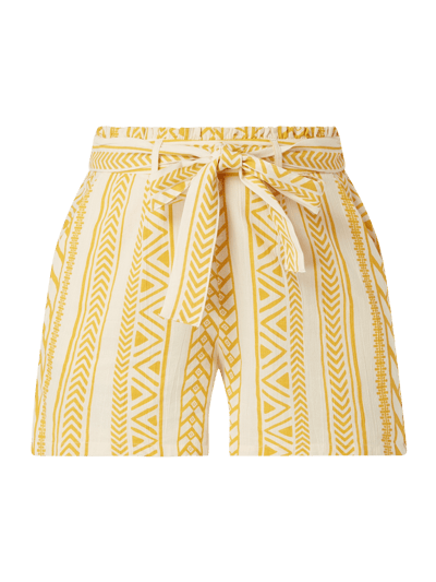 Vero Moda Shorts mit Ethno-Muster Modell 'Dicthe' Gelb 2