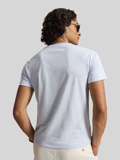 Polo Ralph Lauren męski t-shirt o kroju regular fit z czystej bawełny Jasnoniebieski 5