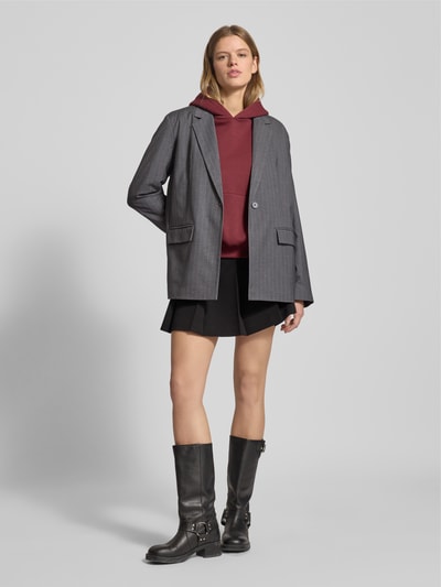 OH APRIL Blazer met reverskraag, model 'Krissy' Middengrijs - 1