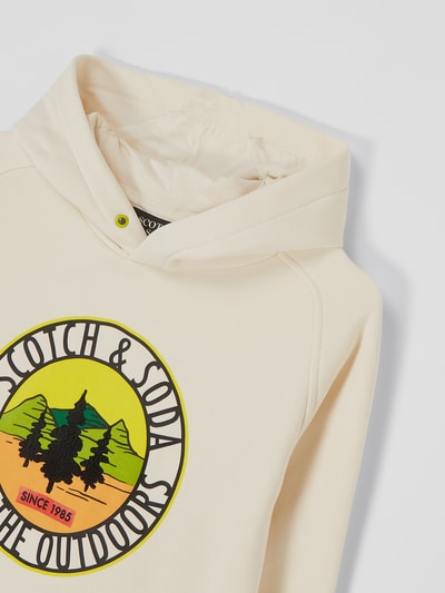 Scotch & Soda Hoodie met print Offwhite - 2