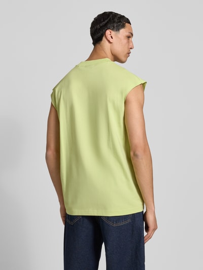 HUGO Blue Relaxed Fit Tank Top aus reiner Baumwolle Modell 'NAVERTZ' Neon Gruen 5
