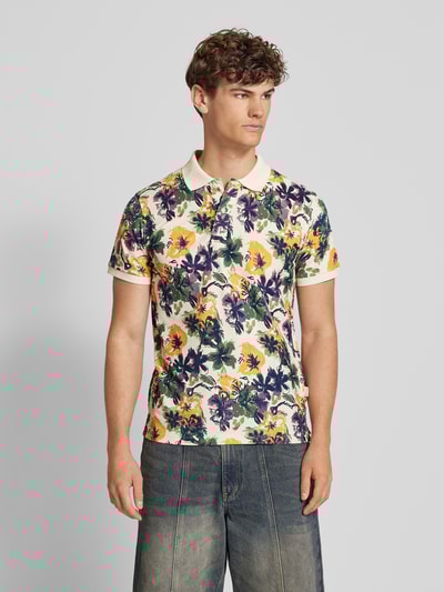 Blend Regular Fit Poloshirt mit gerippten Abschlüssen Modell 'EDI' Sand 4