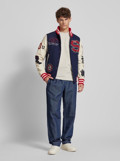 Replay Relaxed Fit Jeans mit Tunnelzug Jeansblau 1