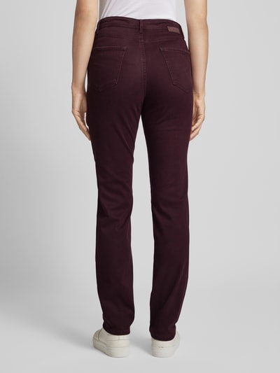 Brax Regular fit broek in 5-pocketmodel, model 'Style.Mary' Bordeaux - 5