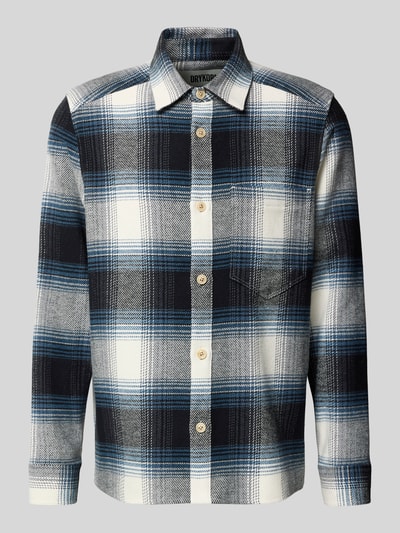 Drykorn Koszula wierzchnia o kroju regular fit z kieszenią na piersi model ‘DIEGGO’ Niebieski 2