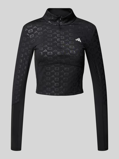 ADIDAS SPORTSWEAR Cropped Longsleeve mit Label-Print Black 2