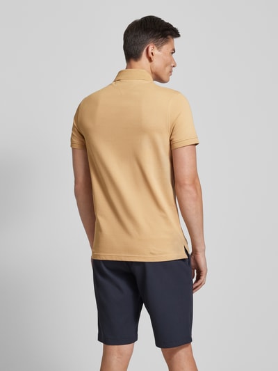 Tommy Hilfiger Regular Fit Poloshirt mit Logo-Stitching Khaki 5