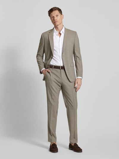 BOSS Slim fit zakelijk overhemd met kentkraag, model 'Hank' Wit - 1